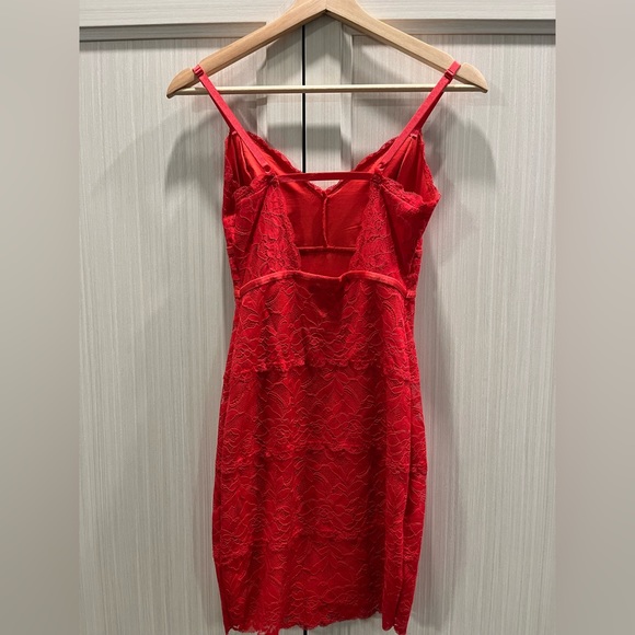 Guess Red Lace Dress - Picture 3 of 4